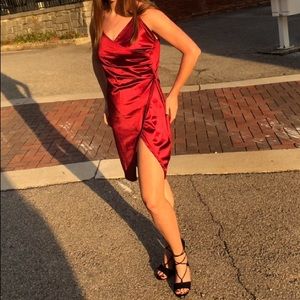 red party dress